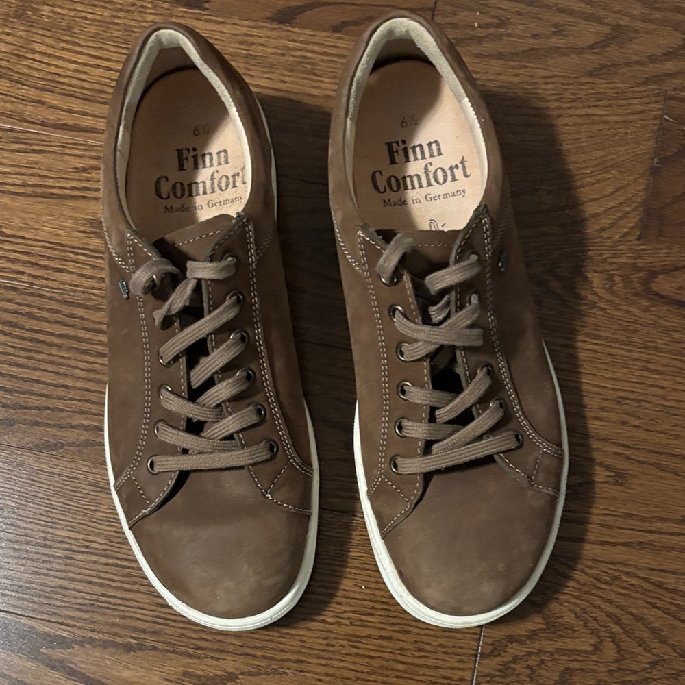 Finn Comfort Men's Brown Sneakers